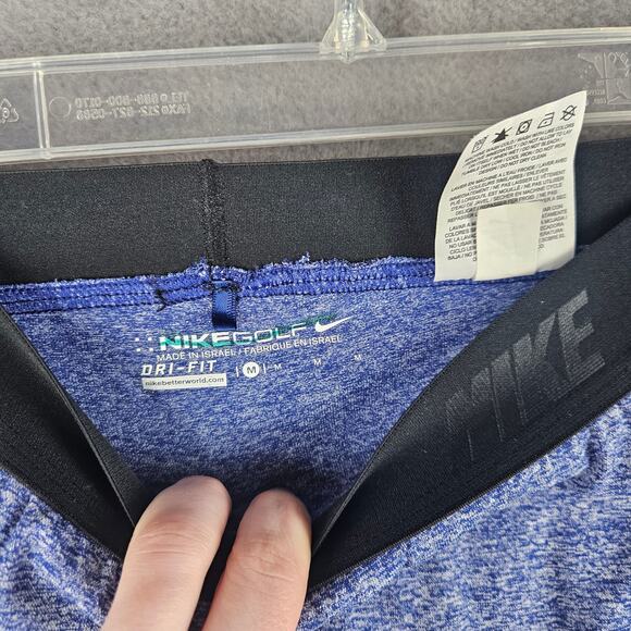 Nike Golf Dri Fit Skort Womens Size Medium Stretch Blue Heather Tennis Preppy - Picture 2 of 9